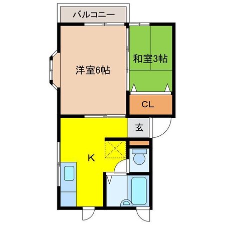 シェリールIの物件間取画像